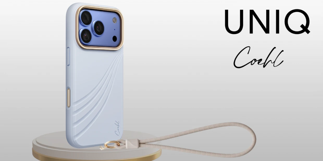 Husa UNIQ Coehl Serina cu MagSafe compatibila cu iPhone 18 Pro / 17 Pro, Albastru 1 Lerato.ro