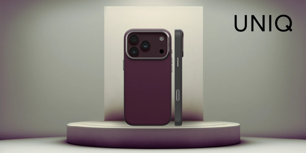 Husa UNIQ Lyden DS cu MagSafe compatibila cu iPhone 18 Pro / 17 Pro, Burgundy 1 Lerato.ro