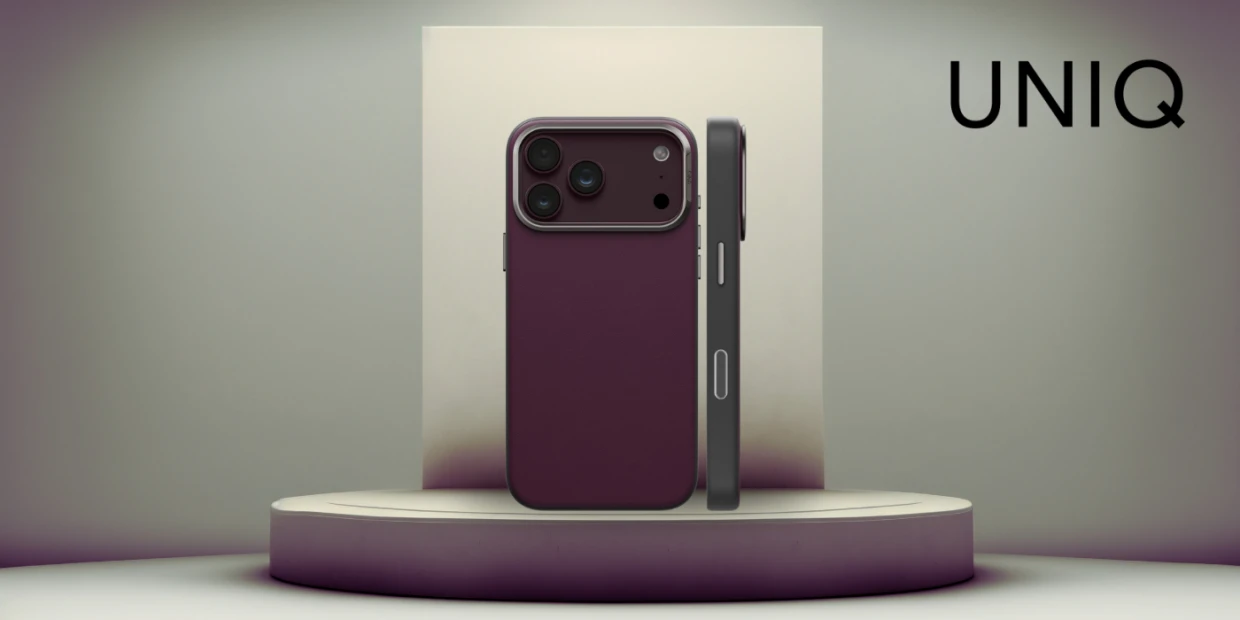 Husa UNIQ Lyden DS cu MagSafe compatibila cu iPhone 18 Pro Max / 17 Pro Max, Burgundy 1 Lerato.ro