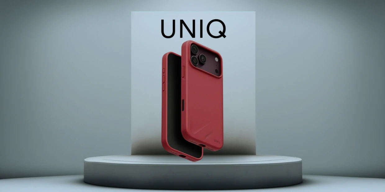Husa UNIQ Lino cu MagSafe compatibila cu iPhone 18 Pro Max / 17 Pro Max, Rosu 1 Lerato.ro