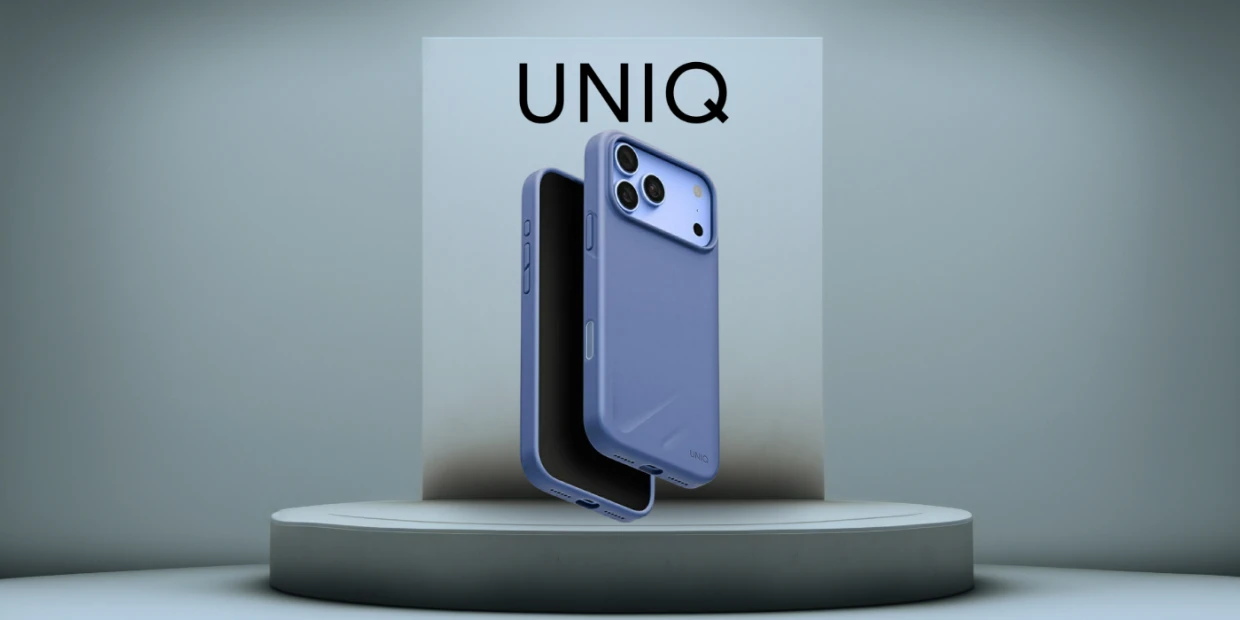 Husa UNIQ Lino cu MagSafe compatibila cu iPhone 18 Pro Max / 17 Pro Max, Albastru 1 Lerato.ro