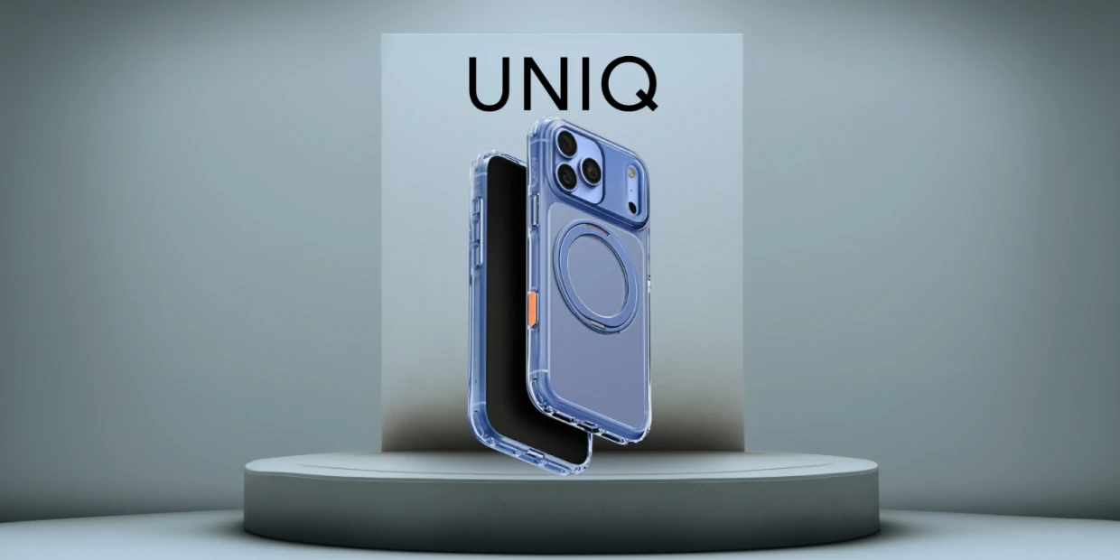 Husa UNIQ Swivix 360 Rotating Kickstand cu MagSafe compatibila cu iPhone 18 Pro Max / 17 Pro Max, Albastru 1 Lerato.ro