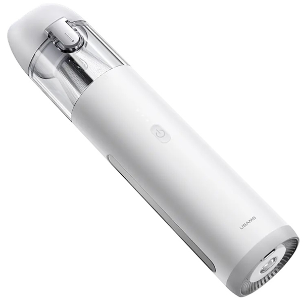 Aspirator wireless USAMS US-ZB234, 6000Pa, 65W, USB-C, Accesorii incluse, Alb 1 Lerato.ro