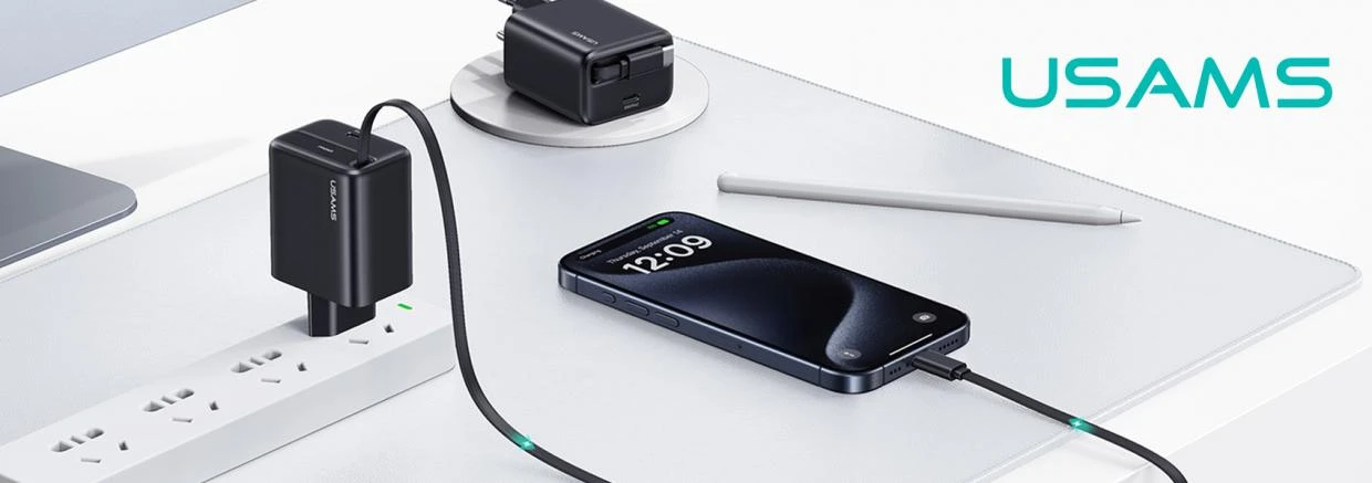 Ventilator portabil USAMS ZB361, 7W, 14000 rpm, 2000 mAh, USB-C, Alb 1 Lerato.ro