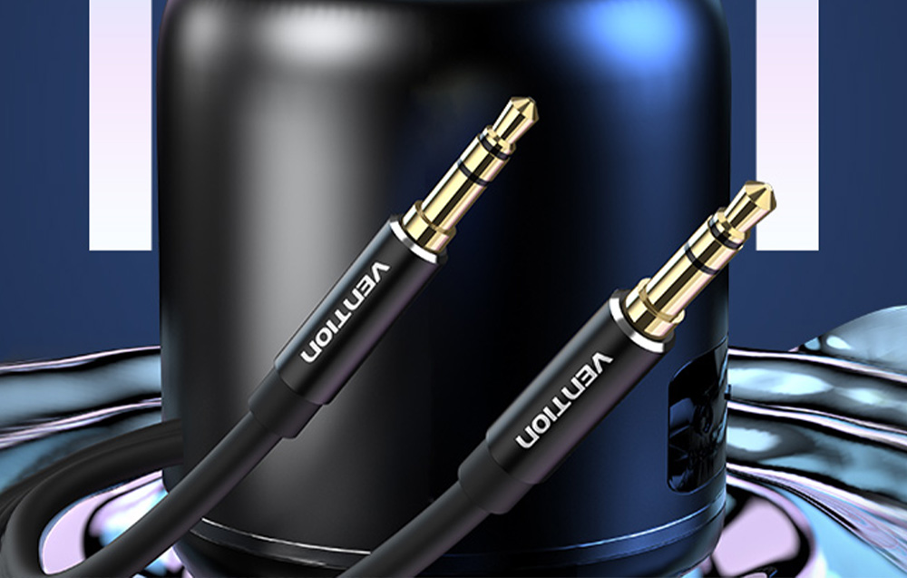 Cablu audio Vention BAXBI, 2x Mini jack 3.5 mm, 3m, Negru 1 Lerato.ro