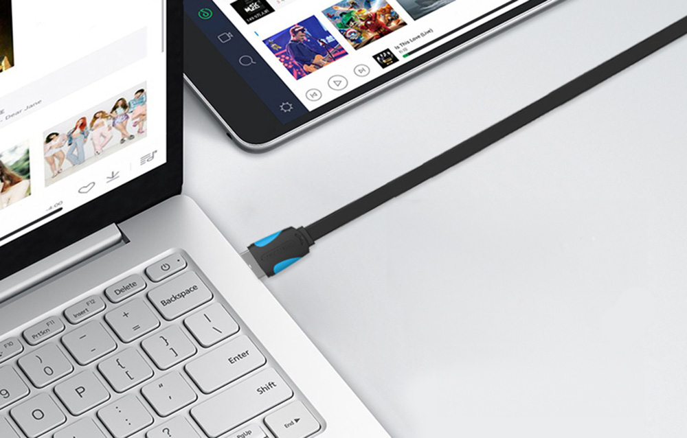 Cablu transfer date si incarcare dispozitive Vention VAS-A14-B050, tata USB la tata mini USB, 2A, 480 Mbps, 50cm, Negru 1 Lerato.ro