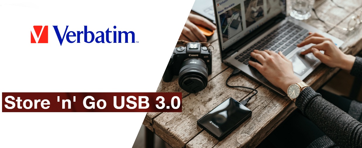 HDD extern portabil Verbatim Store'n'Go, 2.5 inch, USB 3.0, 1TB, temperatura de operare: 5–50°C, dimensiuni: 121 x 80 x 15mm, 184g, negru 1 Lerato.ro