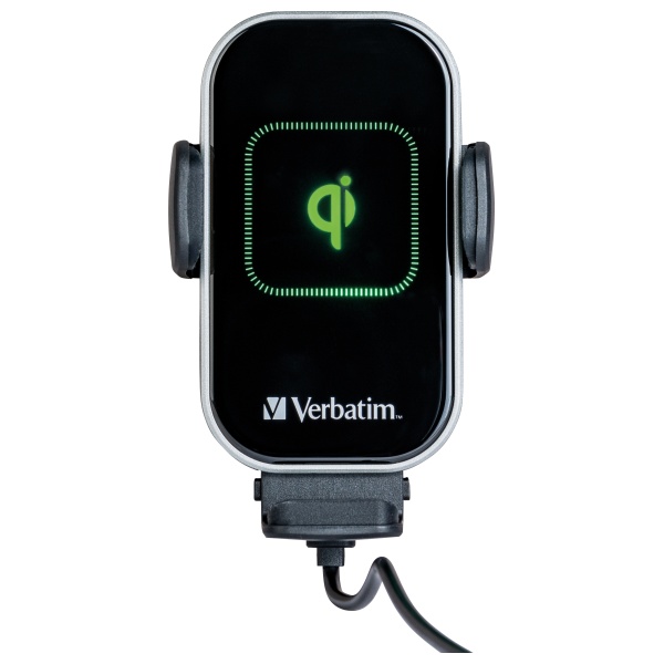 Suport auto Verbatim FWC-02 , Dashboard / Windshield / Air Vent Mount, Incarcare Wireless 15W, Negru 1 Lerato.ro