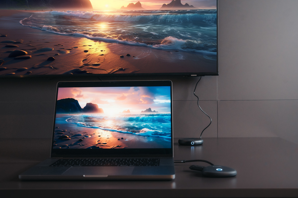 Trasmitator Wireless Display Verbatim Share My Screen 32147, 4K, 480 MB/s, USB-C, Negru 1 Lerato.ro