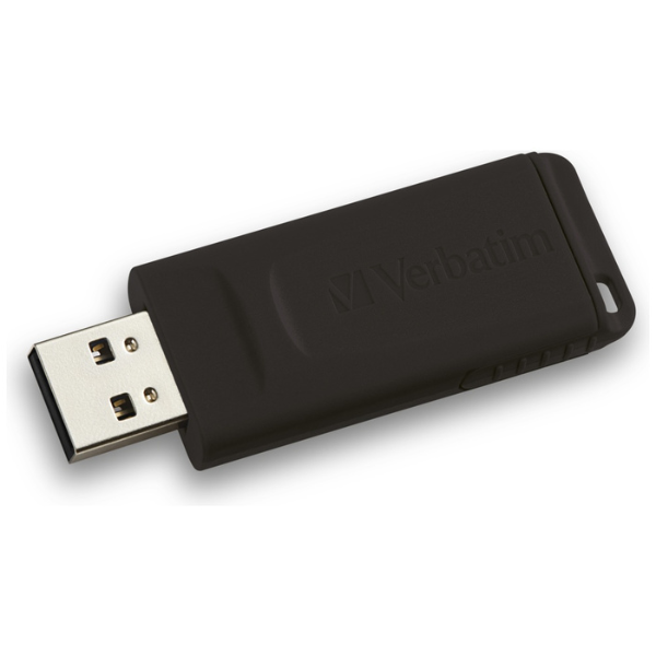Memorie USB Verbatim Slider Flash Drive, 32GB, USB 2.0, USB-A, Negru 1 Lerato.ro