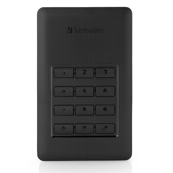 HDD extern cu tastatura Verbatim Store n Go , 2TB, USB 3.1 Gen1, Negru 1 Lerato.ro