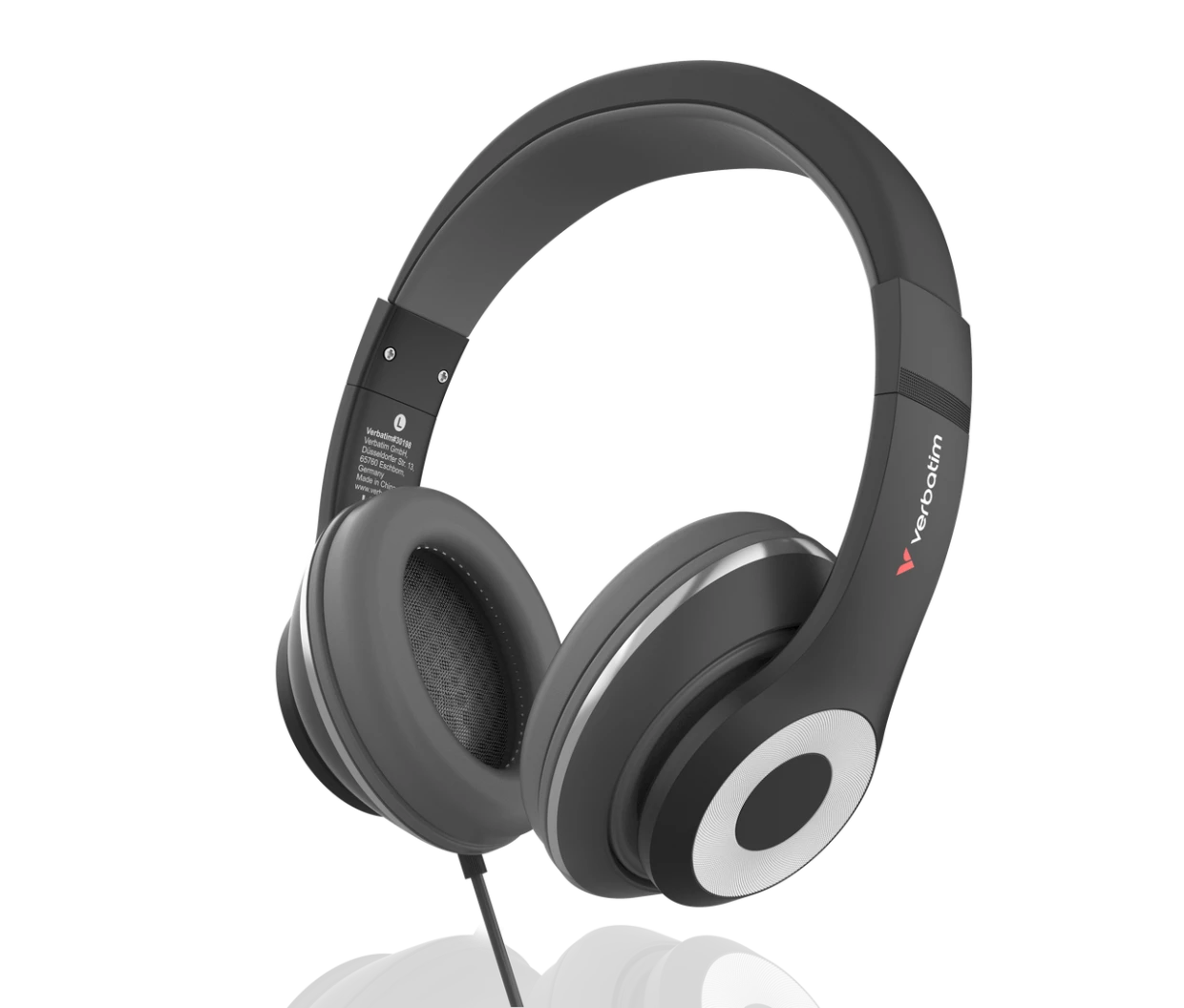 Casti audio cu microfon Verbatim TruSound, Control pe fir, USB-C, Lungime cablu 1.5m, Negru 1 Lerato.ro