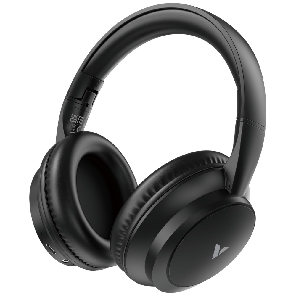 Casti wireless Verbatim TruSound Lite, over the ear, Bluetooth 5.4, Autonomie totala 10h, USB-C, Negru 1 Lerato.ro