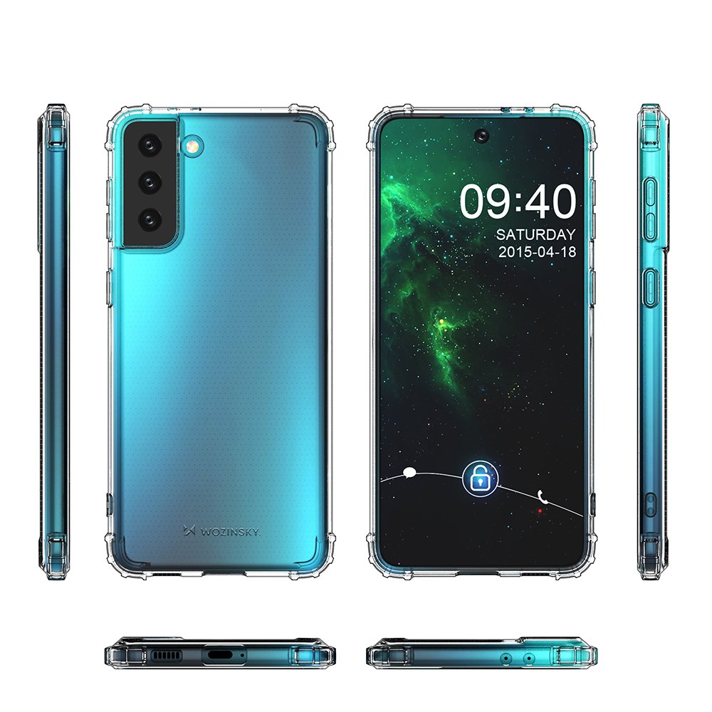 Carcasa rezistenta Wozinsky AntiShock compatibila cu Samsung Galaxy S21 Plus, Transparenta 1 Lerato.ro
