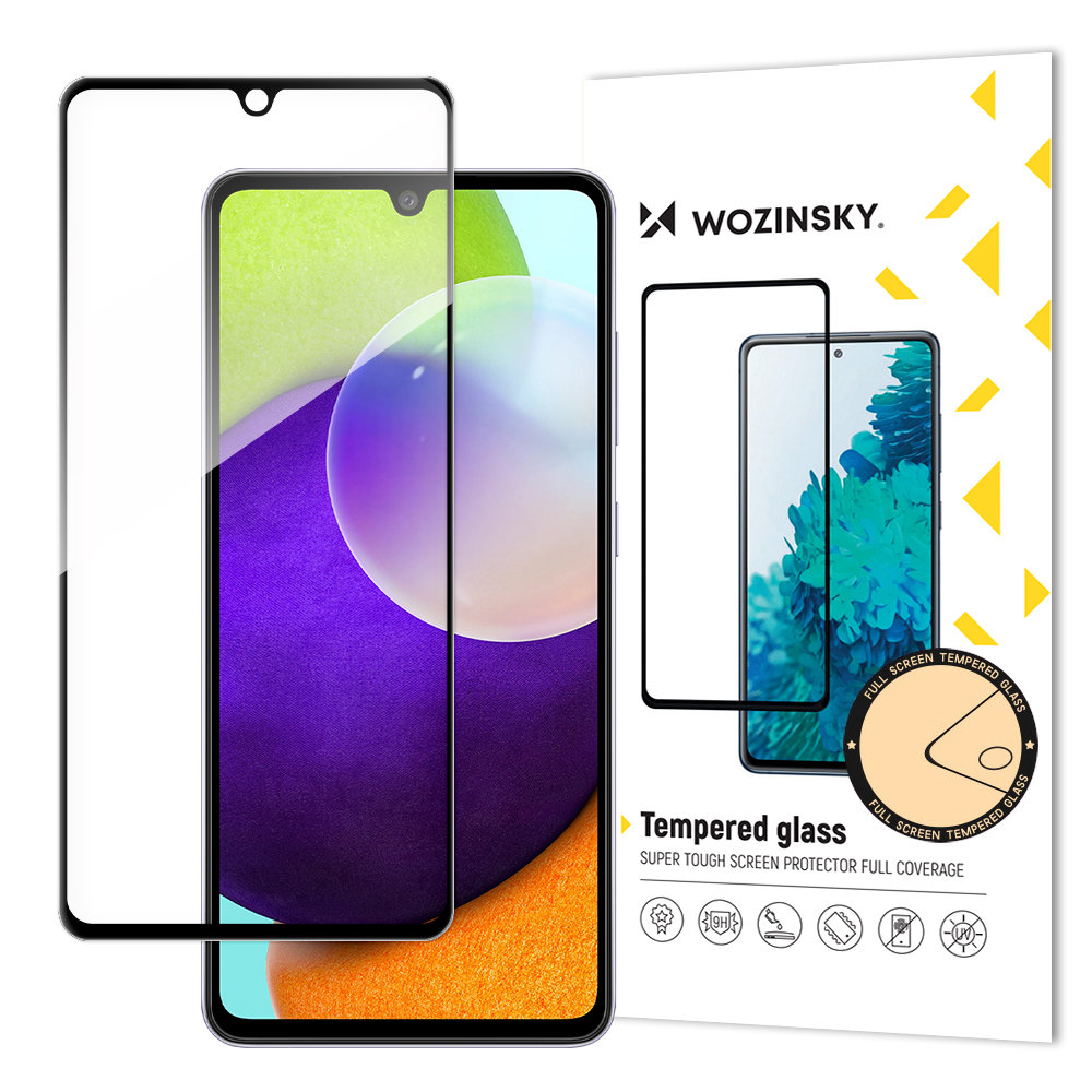 Folie protectie Wozinsky Super Tough Full Glue compatibile cu Samsung Galaxy A33 5G, Negru