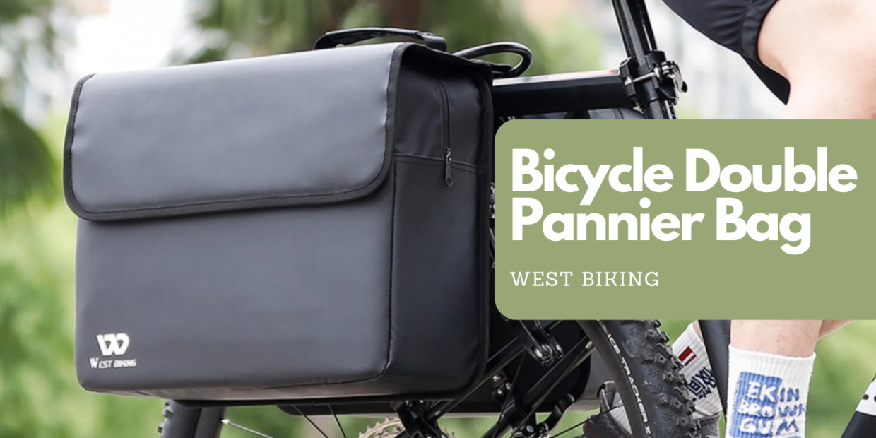 Geanta bicicleta impermeabila West Biking, 36L, Negru 1 Lerato.ro