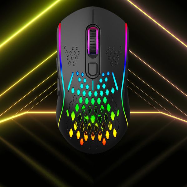 Mouse gaming wireless XTRIKE ME GW-611, RGB, 8000 DPI, 4 Butoane, USB-C, Negru 1 Lerato.ro