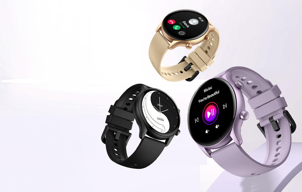 Ceas smartwatch Zeblaze Btalk 3 Plus, 260 mAh, Bluetooth 5.2, Negru 1 Lerato.ro