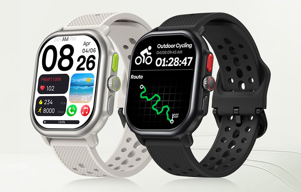 Ceas smartwatch Zeblaze Beyond 3 Pro, 300 mAh, Bluetooth 5.3, Bej 1 Lerato.ro