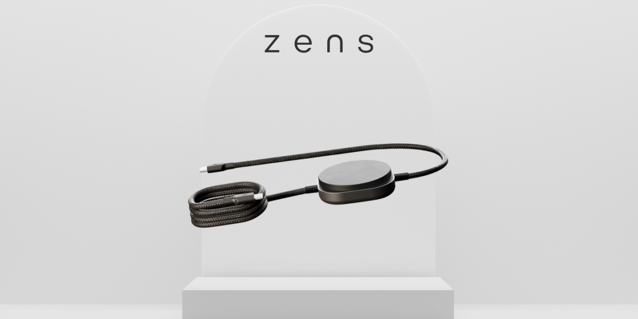 Incarcator wireless Zens Pro 2 Qi, Compatibil MagSafe, Incarcare Wireless 15W, Incarcare USB-C 140W, Negru 1 Lerato.ro