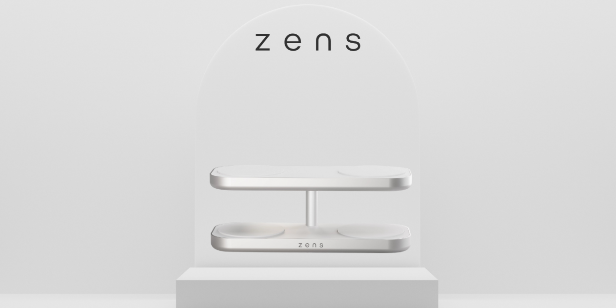Statie de incarcare 4 in 1 Zens Quattro Charger Pro 4 Qi2, Compatibila MagSafe, Wireless Charging, 15W, USB-C, Alb 1 Lerato.ro