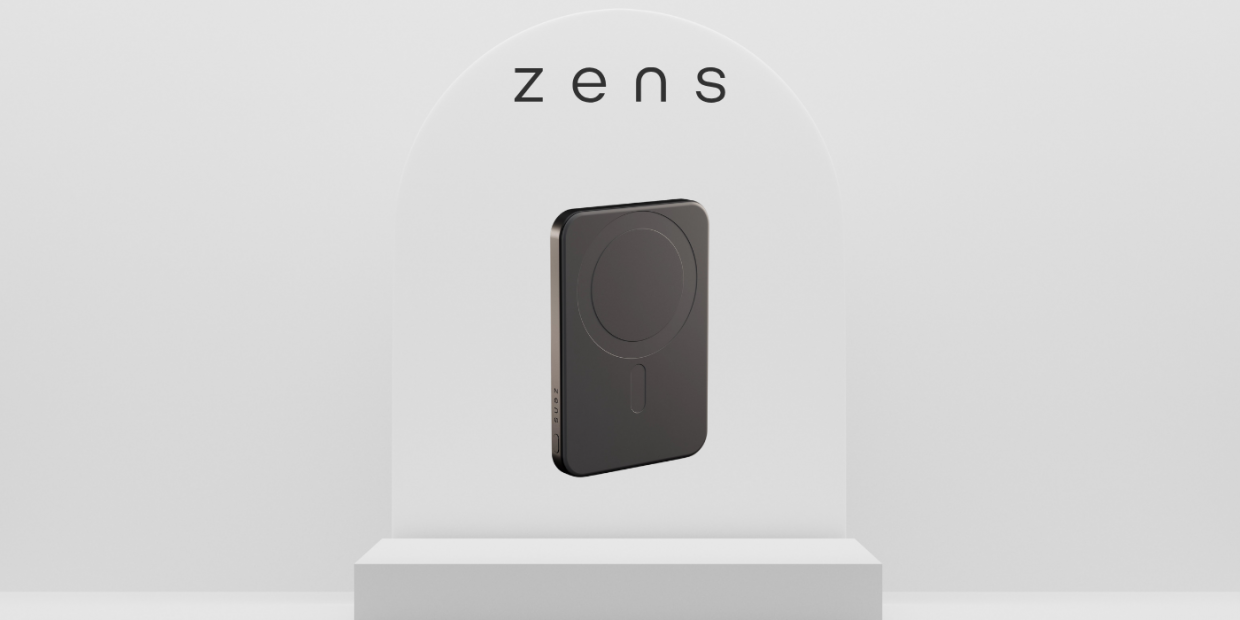 Baterie externa portabila Zens Pro 1 Slim Qi2, Compatibil MagSafe, 15W, 5000 mAh, USB-C, Negru 1 Lerato.ro