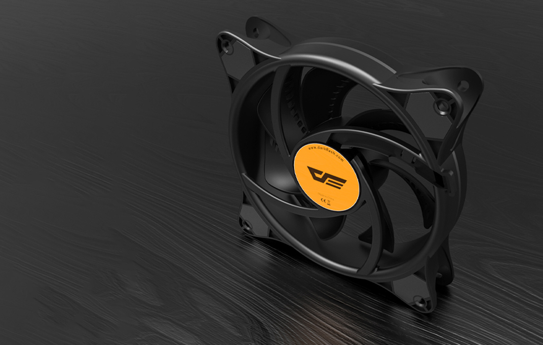 Cooler pentru hard disk darkFlash D1, RGB, 33CFM, 1100RPM, Negru 1 Lerato.ro