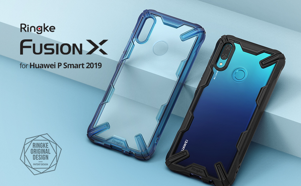Carcasa Ringke Fusion X Huawei P Smart (2019) Black 1 Lerato.ro