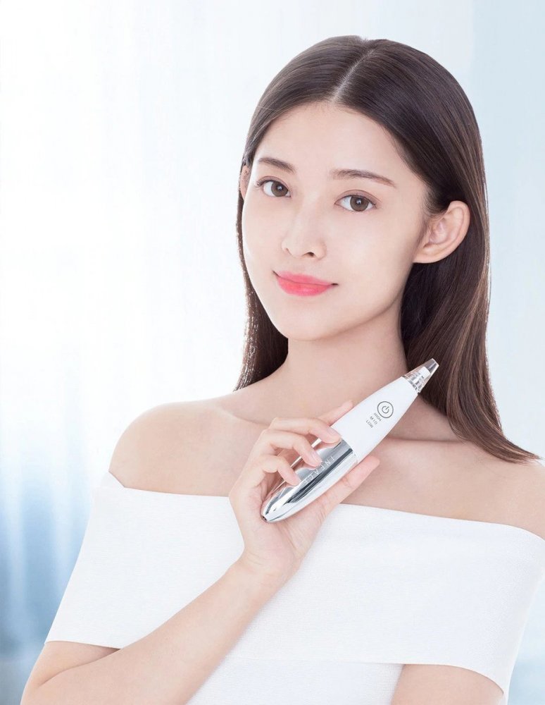 Aparat de curatare faciala modern Xiaomi InFace MS7000 pentru absortia punctelor negre, ingrjire faciala, Roz 1 Lerato.ro
