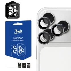 Folie sticla camera foto 3mk Lens Protection Pro compatibila cu iPhone 17 Pro / 17 Pro Max, Gri