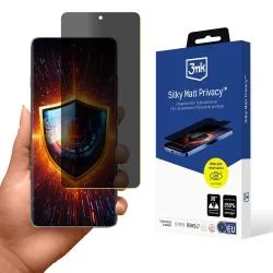 Folie protectie ecran 3mk Silky Matt Pro Privacy compatibila cu Motorola Edge 60 Pro, Transparent