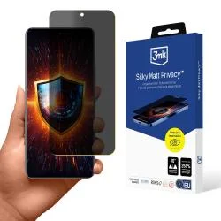 Folie protectie 3mk Silky Matt Privacy compatibila cu Xiaomi 15 Ultra, Negru