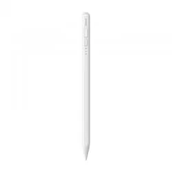 Stylus Pen Baseus Smooth Wireless Active 2 compatibil cu tablete Apple iPad, Indicatori LED, Palm Rejection, 130 mAh, Cablu USB-C inclus, Alb