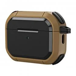 Carcasa Beline Solid Cover compatibila cu Apple AirPods Pro 2, Maro
