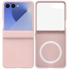 Carcasa Beline Hinge Soft compatibila cu Samsung Galaxy Z Flip 8, Roz