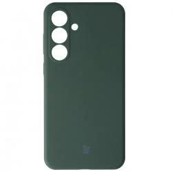 Carcasa Bizon Soft compatibila cu Samsung Galaxy S25 FE, Dark Green