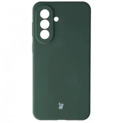 Carcasa Bizon Soft compatibila cu Samsung Galaxy A57 5G, Dark Green