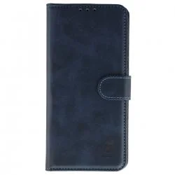Husa flip cover Bizon Pocket compatibila cu Xiaomi Redmi Note 15 Pro Plus 5G / POCO M8 Pro 5G, Navy Blue