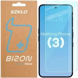 Folie sticla securizata Bizon Glass Clear 2 compatibila cu Nothing Phone (3), Transparent