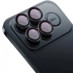 Folie sticla securizata camera foto Bizon Glass Snap Lens compatibila cu Xiaomi Poco F8 Ultra, Negru