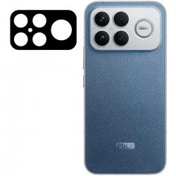Set 2 folii sticla securizata camera foto Bizon Glass Lens compatibile cu Xiaomi Poco F8 Ultra, Negru