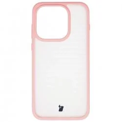 Carcasa Bizon Angelo compatibila cu OnePlus 15, Transparent / Roz