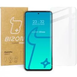 Folie sticla securizata Bizon Glass Clear 2 compatibila cu Google Pixel 8 Pro, Transparent