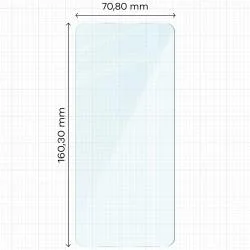 Folie sticla securizata Bizon Glass Clear Duo compatibila cu Motorola Moto G57 Power / G67 Power, Transparent