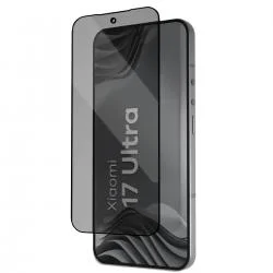 Set 2 folii sticla securizata Bizon Glass Aplikator Shadow Privacy, Kit montare inclus, compatibile cu Xiaomi 17 Ultra, Negru