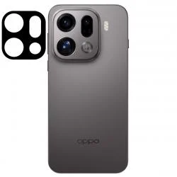 Set 2 folii sticla securizata camera foto Bizon Glass Lens compatibile cu Oppo Find X9 Pro, Negru