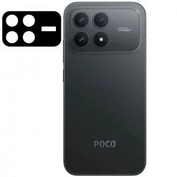 Set 2 folii sticla securizata camera foto Bizon Glass Lens compatibile cu Xiaomi Poco F8 Pro, Negru