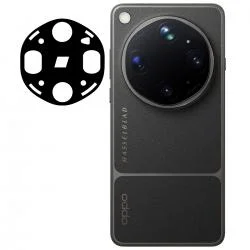 Set 2 folii sticla securizata camera foto Bizon Glass Lens compatibile cu Oppo Find X9 Ultra, Negru