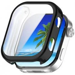 Carcasa cu protectie ecran BizonMobile Felipe compatibila cu Xiaomi Redmi Watch 6, Negru