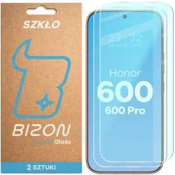 Set 2 folii sticla securizata Bizon Glass Clear Duo compatibile cu Honor 600 5G / 600 Pro 5G, Transparent